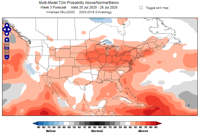 Midwest Heat Wave - Week 3 Forecast