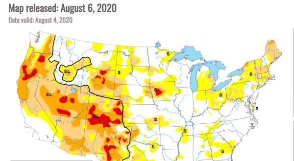 Iowa Drought - US Drought Monitor