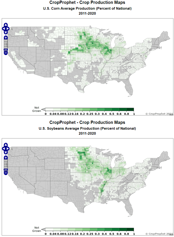US Grain Production Regions