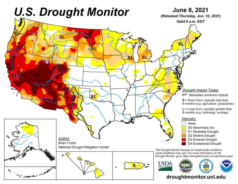 The US Drought Monitor